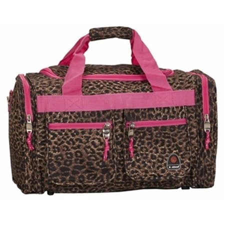 ROCKLAND Rockland PTB419-PINKLEOPARD 19 in. TOTE BAG - PINKLEOPARD PTB419-PINKLEOPARD